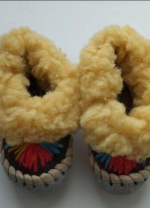 Натуральные капципенитки теплые овчина