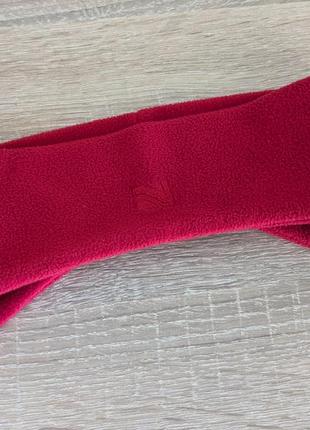 Червона флісова пов'язка для спорту 🔴