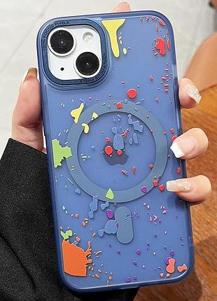 Чехол tpu+pc flush with magsafe для apple iphone 14 (6.1") 2