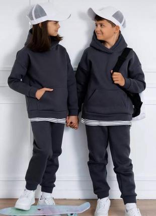 Дитячі теплі костюми  на флісі рост 128-158