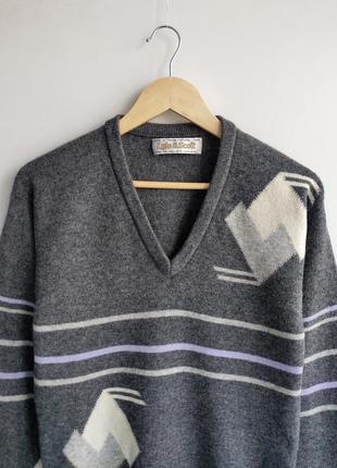 Вінтажний вовняний светр
lyle scott2 фото