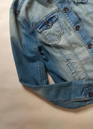 Брендовая трендовая джинсовая куртка new look, 12 размер.5 фото
