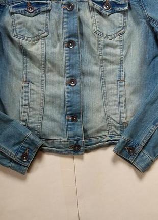 Брендовая трендовая джинсовая куртка new look, 12 размер.3 фото