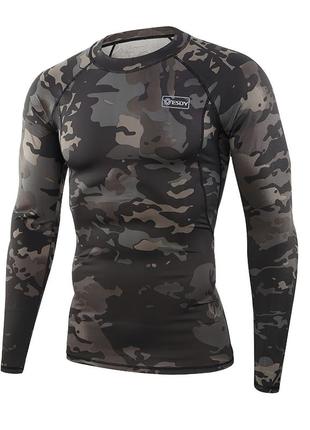 Термобелье мужское зимнее зсу комплект / термоодежда для повседневной носки / милитари