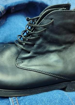 Ботінки, батальйони, чоботи , черевики чорні утеплені