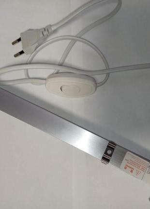 Лампа 8вт бактерицидная ультрафиолетовая (кварцевая) с озонированием с переключателем на кабеле