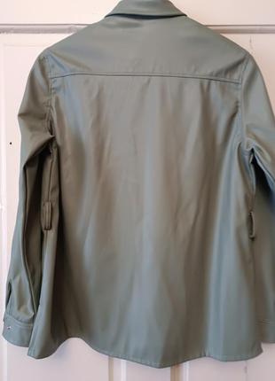 Куртка рубашка из эко кожи3 фото