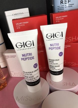 Nutri-peptide 10% glycolic cream gigi🌟крем нічний з 10% гліколевою кислотою