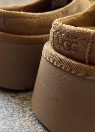 Ugg обуви оригинал сабо замшевые шлепанцы ugg neheights clog замшевые шлепанцы 40 размер8 фото