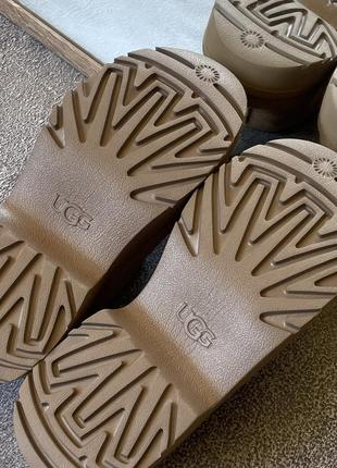 Ugg обуви оригинал сабо замшевые шлепанцы ugg neheights clog замшевые шлепанцы 40 размер10 фото