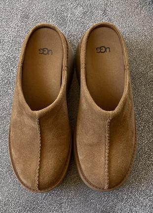 Ugg обуви оригинал сабо замшевые шлепанцы ugg neheights clog замшевые шлепанцы 40 размер3 фото