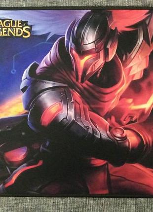 Килимок для мишки league of legends 25x29см, килимок для миші