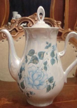 Чайник кофейник фарфор ссср пфз №ст3
