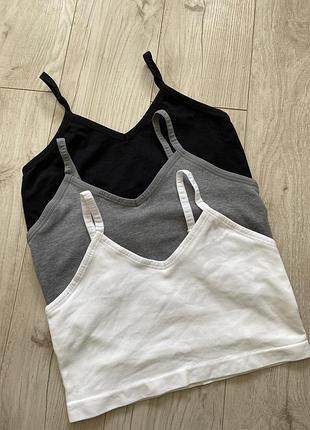 Гарні топи в рубчик еластичні хл 14