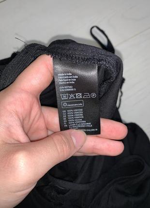 Комбинезон вискозный брюками черный на брителях под резинку h&amp;m 6 36 s-m5 фото