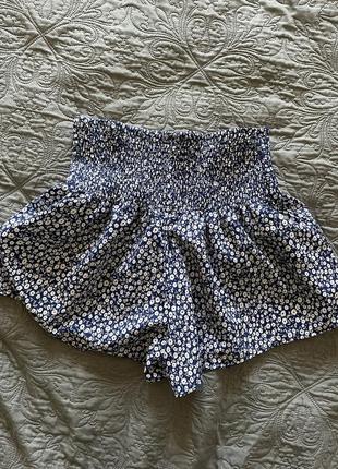 Шорты юбка из шейн
