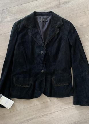 Замшевий натуральний жакет/ піджак