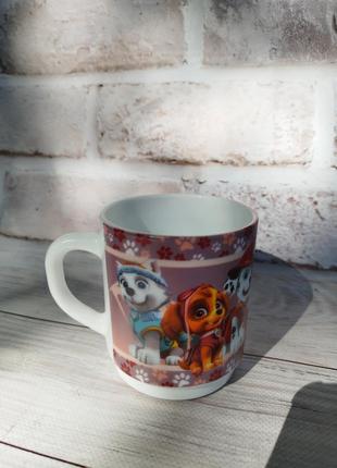 Детский набор столовой посуды щенячий патруль стеклокерамика 3 предмета6 фото