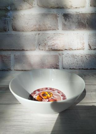 Детский набор столовой посуды щенячий патруль стеклокерамика 3 предмета5 фото