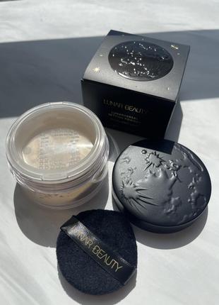 Фіксуюча розсипчаста прозора пудра lunar beauty lunarversal setting powder translucent2 фото