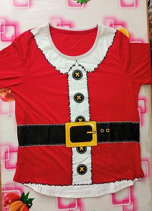 Фирменная новогодняя пижама р. м