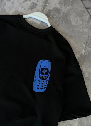 Чёрная футболка nokia2 фото