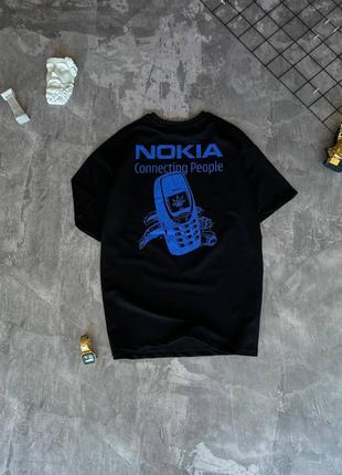 Чорна футболка nokia4 фото