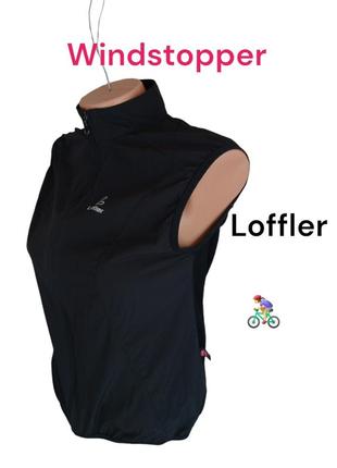 Жіночий жилет löffler ws active — windstopper active shell — вітрозахисний — водонепроникний