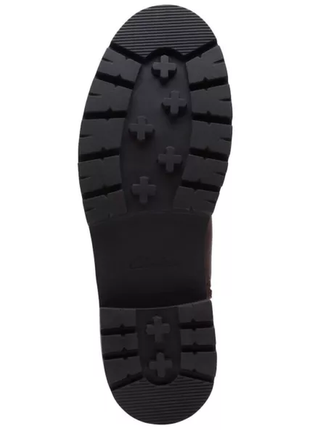 Женские высокие сапоги натуральная кожа clarks на молнии устойчивый каблук размер uk4/eur37/us6.52 фото