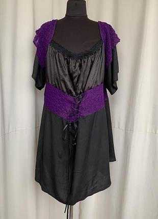 Відьма готична готическая блуза туніка сукня карнавальна