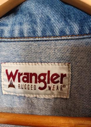 Джинсовая куртка джинсовка wrangler4 фото