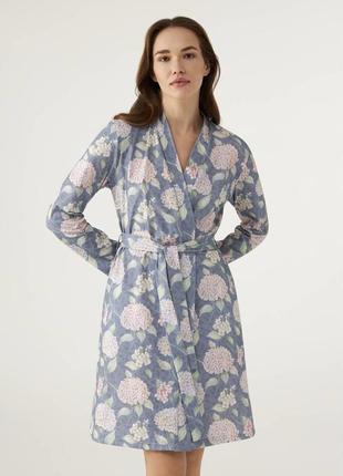 Халат бабовняний