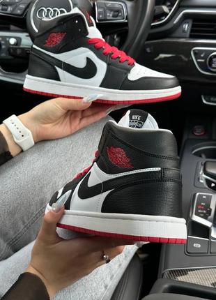 Кроссовки nike air jordan 1 retro hd dub red2 фото