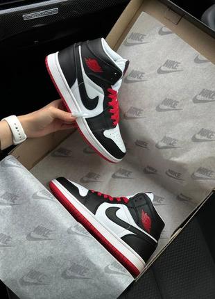 Кроссовки nike air jordan 1 retro hd dub red10 фото