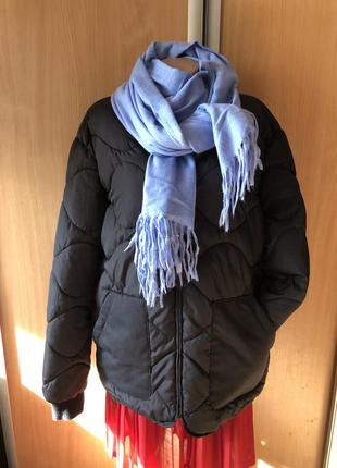 Стеганая куртка бомбер унисекс