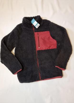 Куртка з штучного хутра на хлопця, тепла меховушка