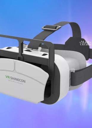 Окуляри віртуальної реальності vr shinecon з регулюванням міжзіничної відстані sc-g12-white