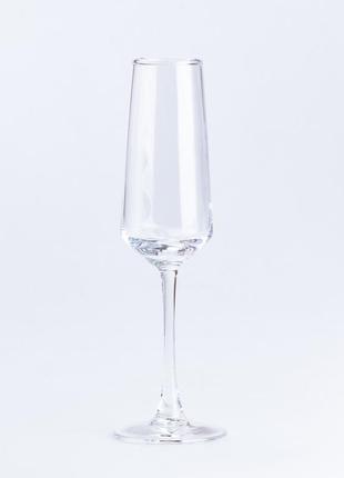 Келих для шампанського високий прозорий - набір 6 штук2 фото