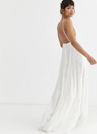Asos біла максі сукня 3
