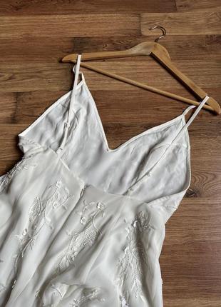 Asos біла максі сукня 7