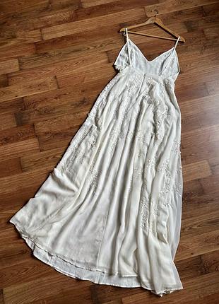 Asos біла максі сукня 6