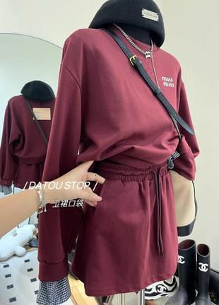 Костюм в стиле miu miu