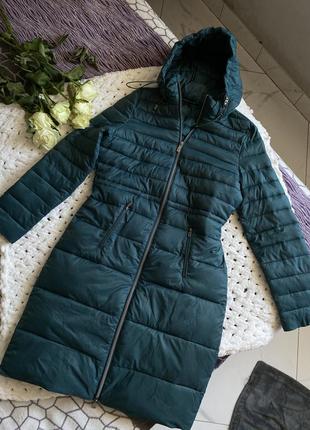Куртка жіноча довга / весняна літня куртка / довга куртка жіноча розмір s/ m / обмін / темно зелена куртка4 фото