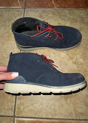 Ботинки замша настоящая