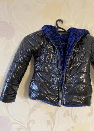 Куртка двусторонняя guess для девочки