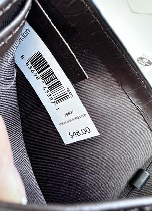 Чоловічий набір з гаманцем наличии calvin klein оригінал коричневий чоловічий гаманець кельвін кляйн4 фото
