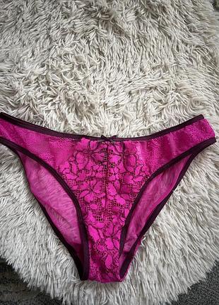 Гарні  малинові трусики victoria ‘s secret