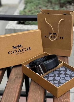 Ремень+кошелек coach