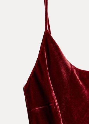Zara оксамитова сукня , м4 фото