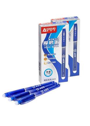 Ручка «пишет-стирает» 3180 синяя, в упаковке 12 штук